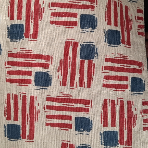 Table Runner Flag Ornament Set USA Americana Patriotic Home Decoration Decor - Picture 2 of 6